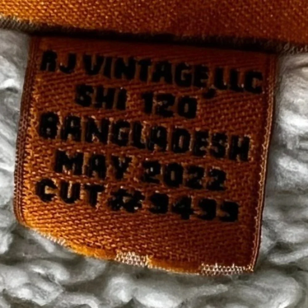 Tailor Vintage Womens L Flannel Shacket Sherpa Lined‎ Button Front Outdoor